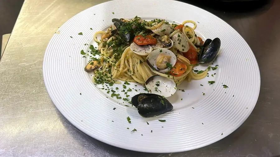 Spaghetti mit Venusmuscheln